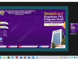 Prodi Teknologi Komputer Universitas BSI Sukses Gelar Sosialisasi Pelaksanaan Praktek Kerja Lapangan (PKL)