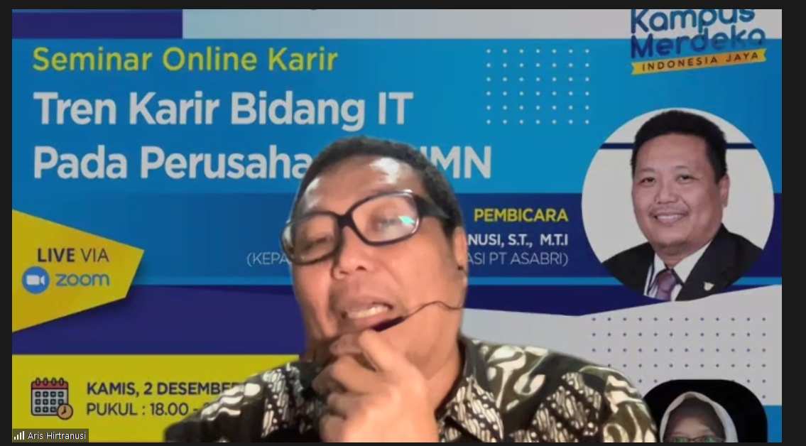 Mahasiswa Sistem Informasi, Universitas BSI Tegal Ikuti Seminar Tren Karir Bidang IT Pada Perusahaan BUMN