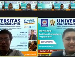 Tingkatkan Kompetensi Mahasiswa Di Bidang Pemrograman Dengan Pembekalan Sertifikasi Kompetensi Skema Programmer