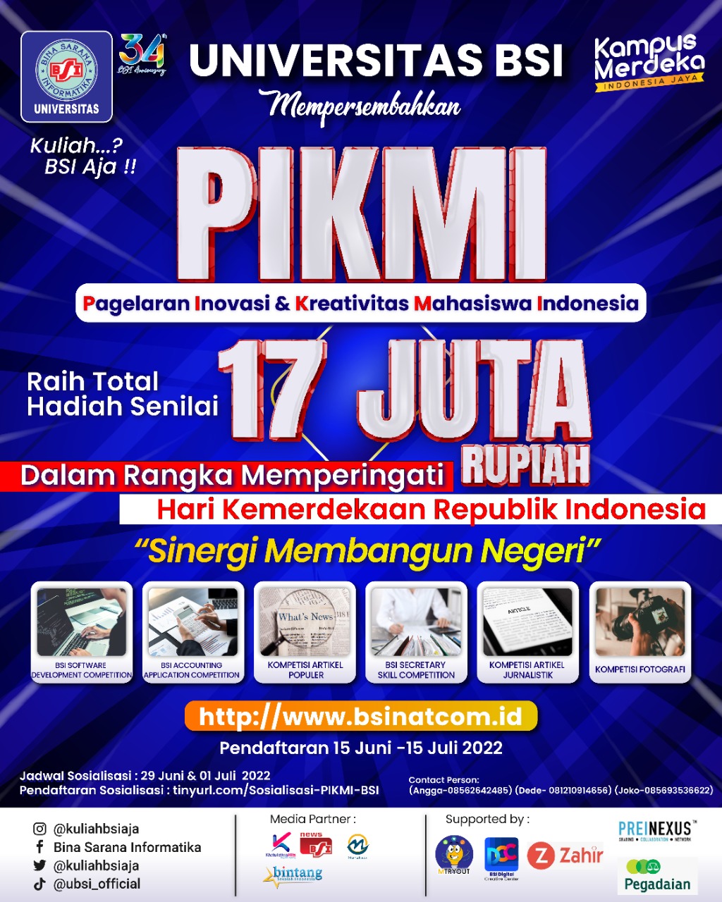 Bangkitkan Kreativitas Mahasiswa, PIKMI Segera Digelar