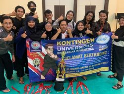 Universitas BSI Borong 13 Medali, Pada Kejuaraan Nasional Pencak Silat