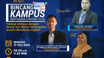 Universitas BSI Kampus Kota Tegal Hadirkan BKOT untuk Ortu Maba