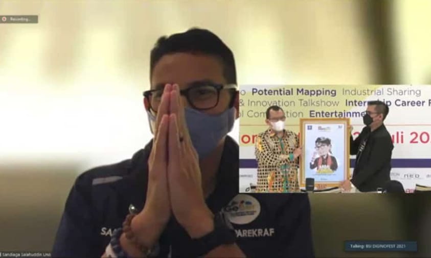 Konsep 3 G Ala Sandiaga Uno Di BSI DiginoFest 2022