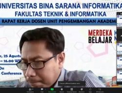 Program Studi Sistem Informasi Kampus Kota Purwokerto Menyelenggarakan Rapat Unit Pengembangan Akademik dalam  Persiapan Pembelajaran Semester Ganjil 2022/2023