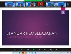 Program Studi Sistem Informasi Kampus Kota Purwokerto Menyelenggarakan Rapat Unit Pengembangan Akademik dalam  Persiapan Pembelajaran Semester Genap 2021/2022