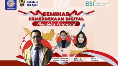 Hey Milenial, Ingin Tahu Caranya Agar Merdeka Finansial? Ikuti Kemdig Universitas BSI