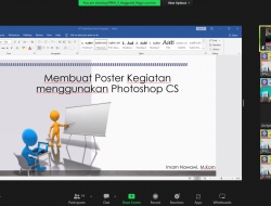 Pelatihan Membuat Poster Kegiatan Menggunakan Photoshop CS6 untuk Anggota Ikatan Pelajar Nahdatul Ulama (IPNU) Ciledug