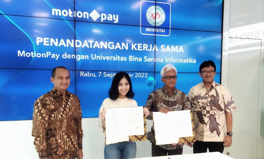 Universitas BSI Jalin Kerja Sama dengan MotionPay untuk Mempermudah Pembayaran Kuliah