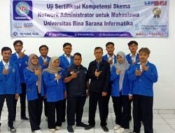 SERTIFIKASI KOMPETENSI NETWORK ADMINISTRATOR MUDA: Mahasiswa Teknologi Komputer Universitas BSI Tegal Siap Bersertifikat