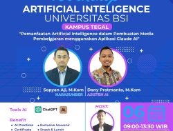 Universitas BSI Kampus Tegal Gelar Workshop AI Untuk Meningkatkan Pengetahuan Guru-Guru SMA