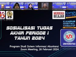 Prodi Sistem Informasi Akuntansi Universitas BSI Kampus Kota Tegal Menyelenggarakan Sosialisasi Untuk Meningkatkan Kualitas Tugas Akhir