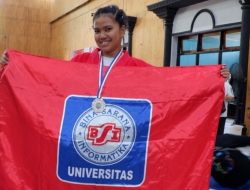 Buat Universitas BSI Jumawa, Mahasiswi Sumbangkan Medali di Kejuaraan Sambo