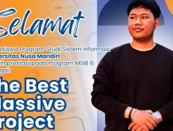 Terbaik! Mahasiswa Prodi Sistem Informasi Universitas Nusa Mandiri, Raih Prestasi Program MSIB 6, The Best Massive Project
