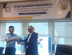 Kedatangan Tamu dari Militer, Cyber University Bersinergi Perkuat Keamanan Siber Nasional
