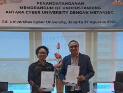 Cyber University Perkuat Keahlian Bidang Keamanan Siber lakukan Tandatangani MoU dengan Meta4sec