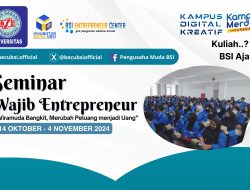 Universitas BSI Tegal Segera Gelar Seminar Wajib Entrepreneur 2024 – “Wiramuda Bangkit: Merubah Peluang Jadi Uang”