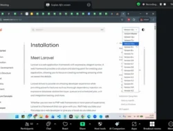 Siapkan Pembelajaran Berbasis Industri, UBSI Kampus Tegal Gelar Workshop Laravel