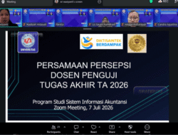 Samakan Standar Penilaian, Prodi Sistem Informasi Akuntansi UBSI Gelar Persamaan Persepsi Dosen Penguji Tugas Akhir 2026